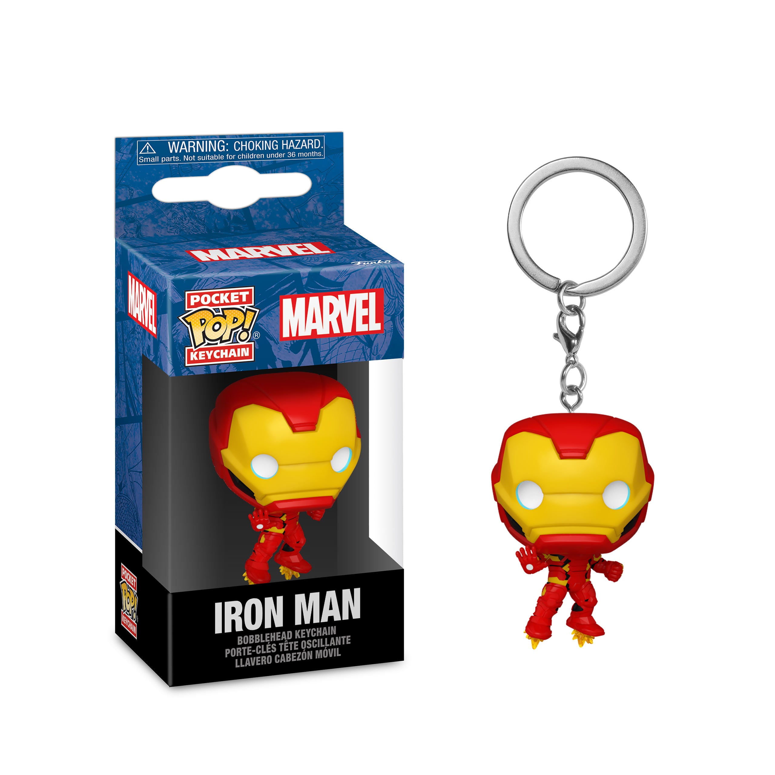 Image produit Iron Man - Marvel New Classics porte-clés Funko Pop