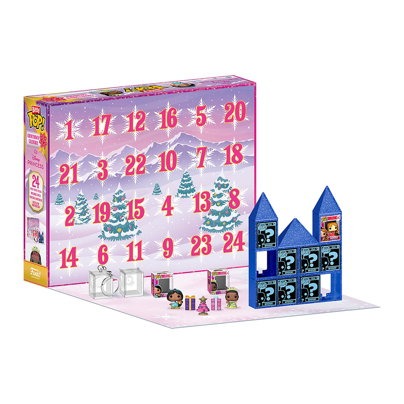 Image produit Disney Princess - Calendrier de l'Avent Bitty Pop Funko
