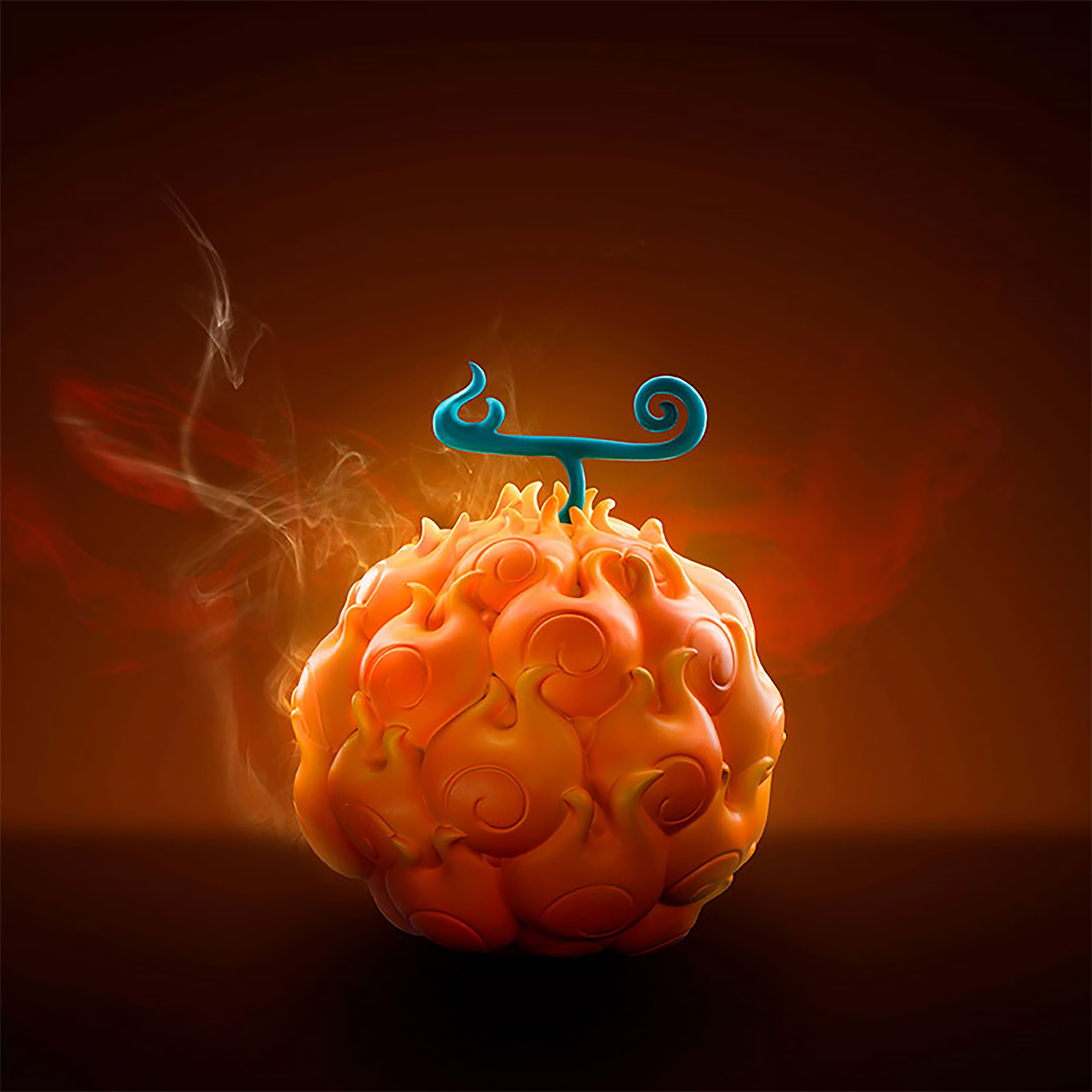 Image produit Réplique du Fruit du Démon Mera Mera dans une boîte cadeau - One Piece