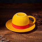 Image produit Tasse Chapeau de Paille Luffy avec Soucoupe - One Piece