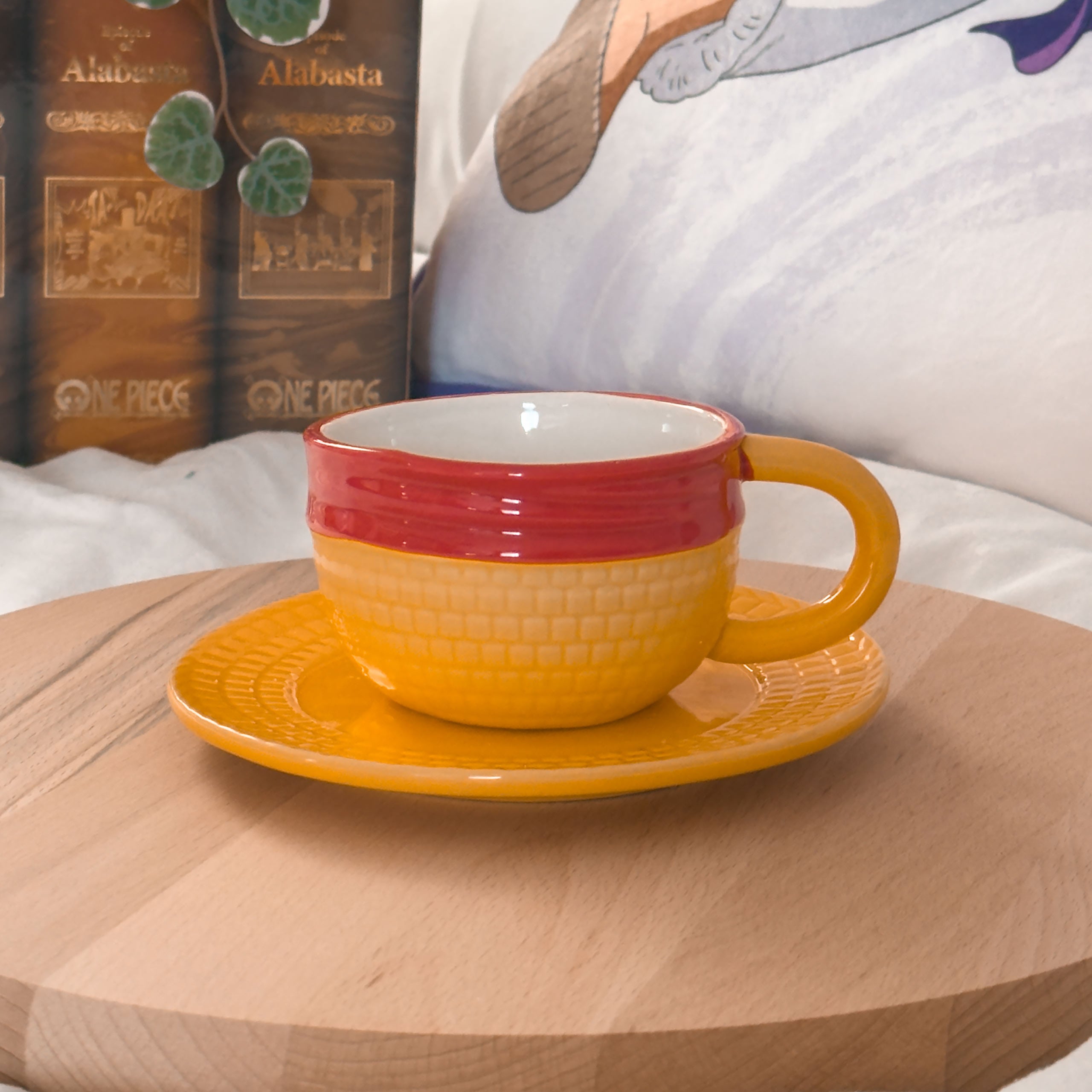 Image produit Tasse Chapeau de Paille Luffy avec Soucoupe - One Piece