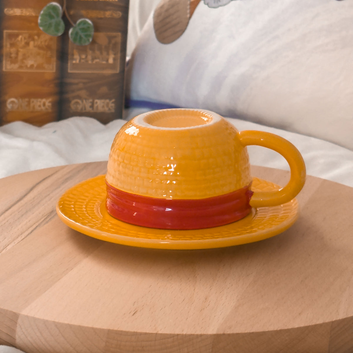 Image produit Tasse Chapeau de Paille Luffy avec Soucoupe - One Piece