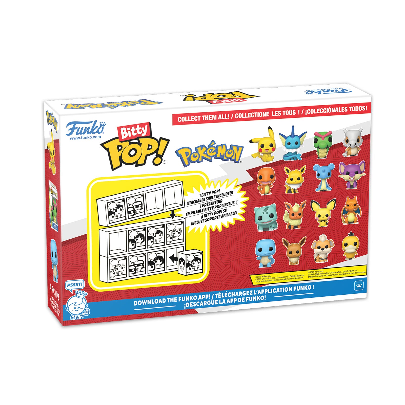 Product image Pokemon - Pikachu and Friends Funko Bitty Pop 4-Pack Figure Set Series 1