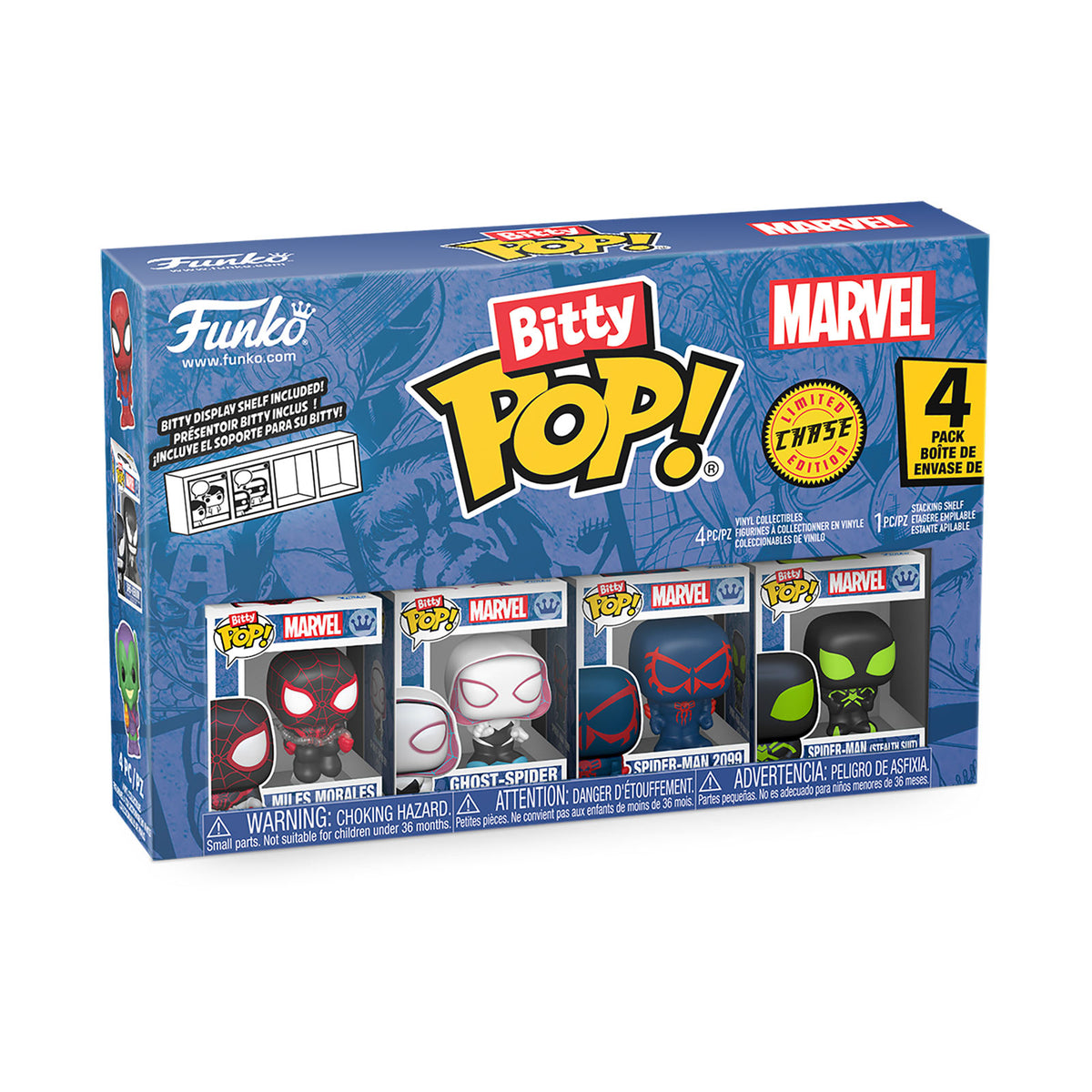 Image produit Marvel - Spider-Man Funko Bitty Pop Set de 4 Figurines Série 2
