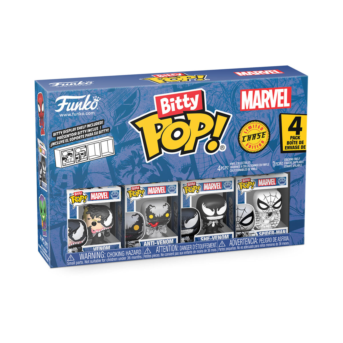 Product image Marvel - Spider-Man Funko Bitty Pop 4-Figure Set Series 3
