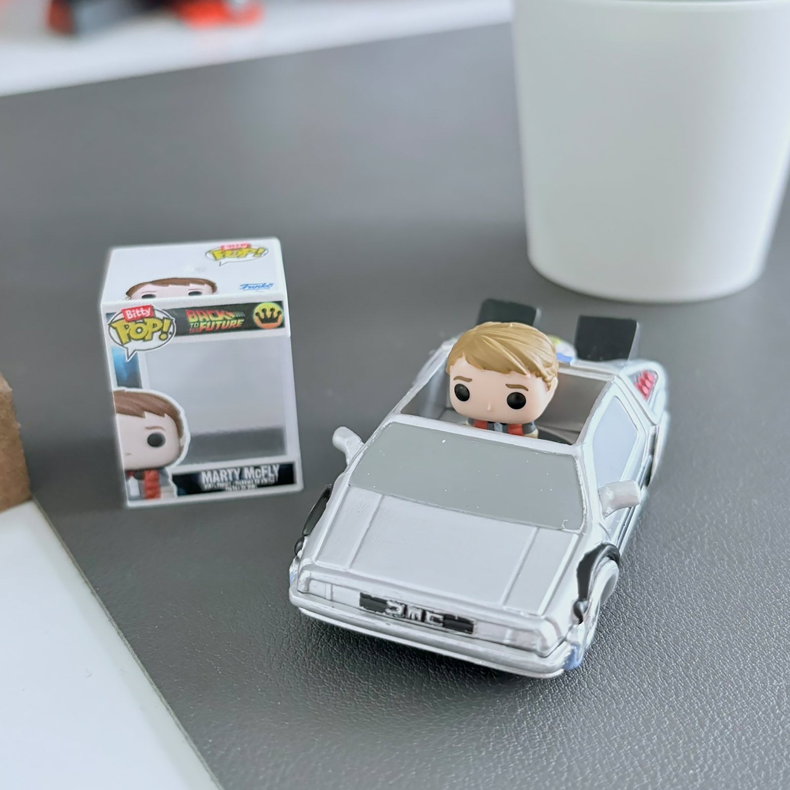 Image produit Retour vers le futur - Ensemble de figurines Funko Bitty Pop Ride DeLorean