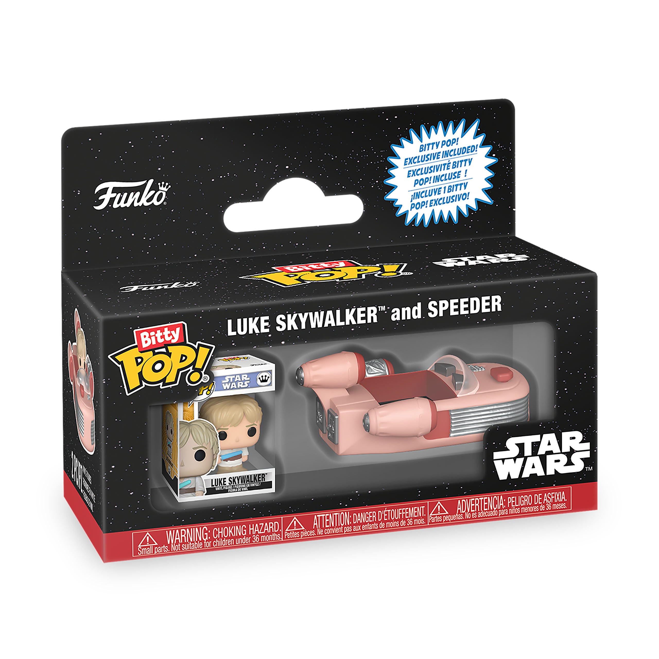 Image produit Star Wars - Luke Skywalker avec Speeder Funko Bitty Pop Ride Set de Figurines