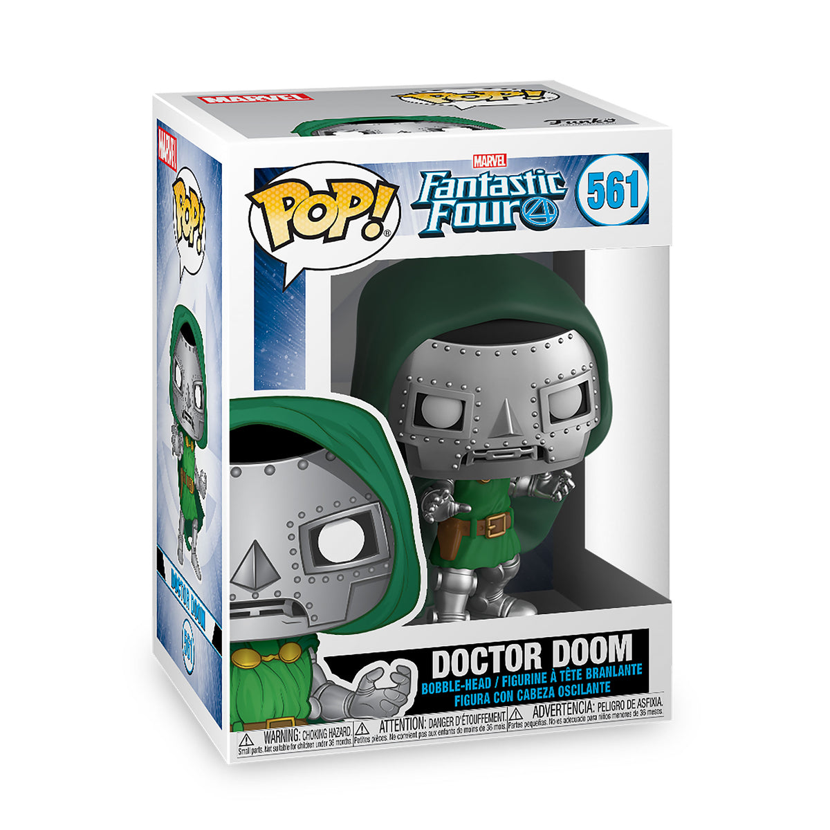 Image produit Fantastic Four - Doctor Doom Figurine Funko Pop à tête oscillante