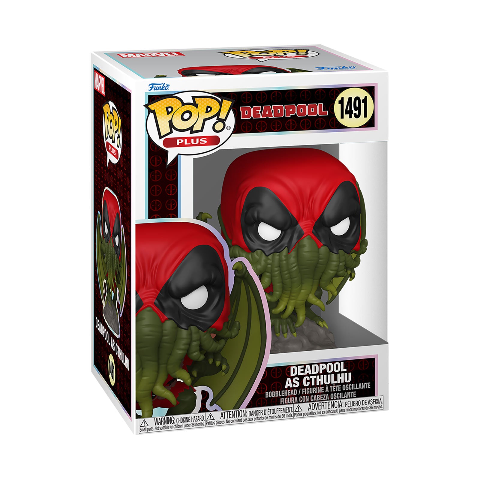 Image produit Deadpool - Figurine Funko Pop Cthulhu à tête branlante