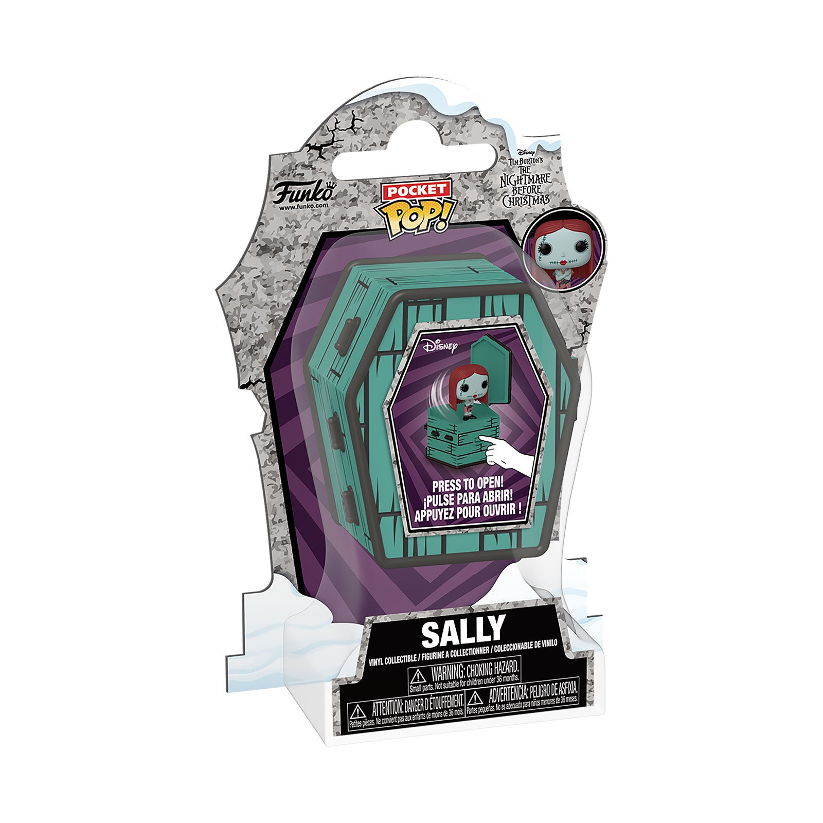 Image produit L'Étrange Noël de monsieur Jack - Sally avec cercueil Funko Pocket Pop Figurine