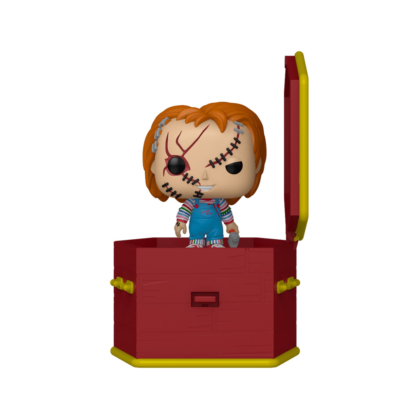 Product image Chucky - Scared Chucky with Coffin Funko Pocket Pop Figure