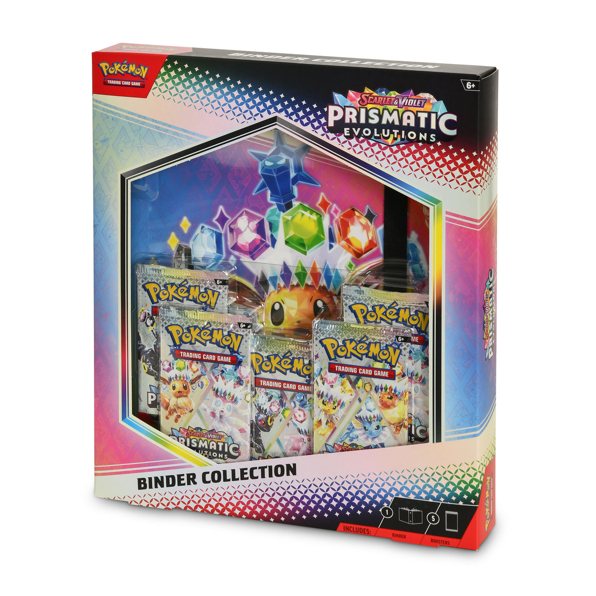 Image produit Collection de classeurs Prismatic Evolutions - Pokémon Écarlate & Violet