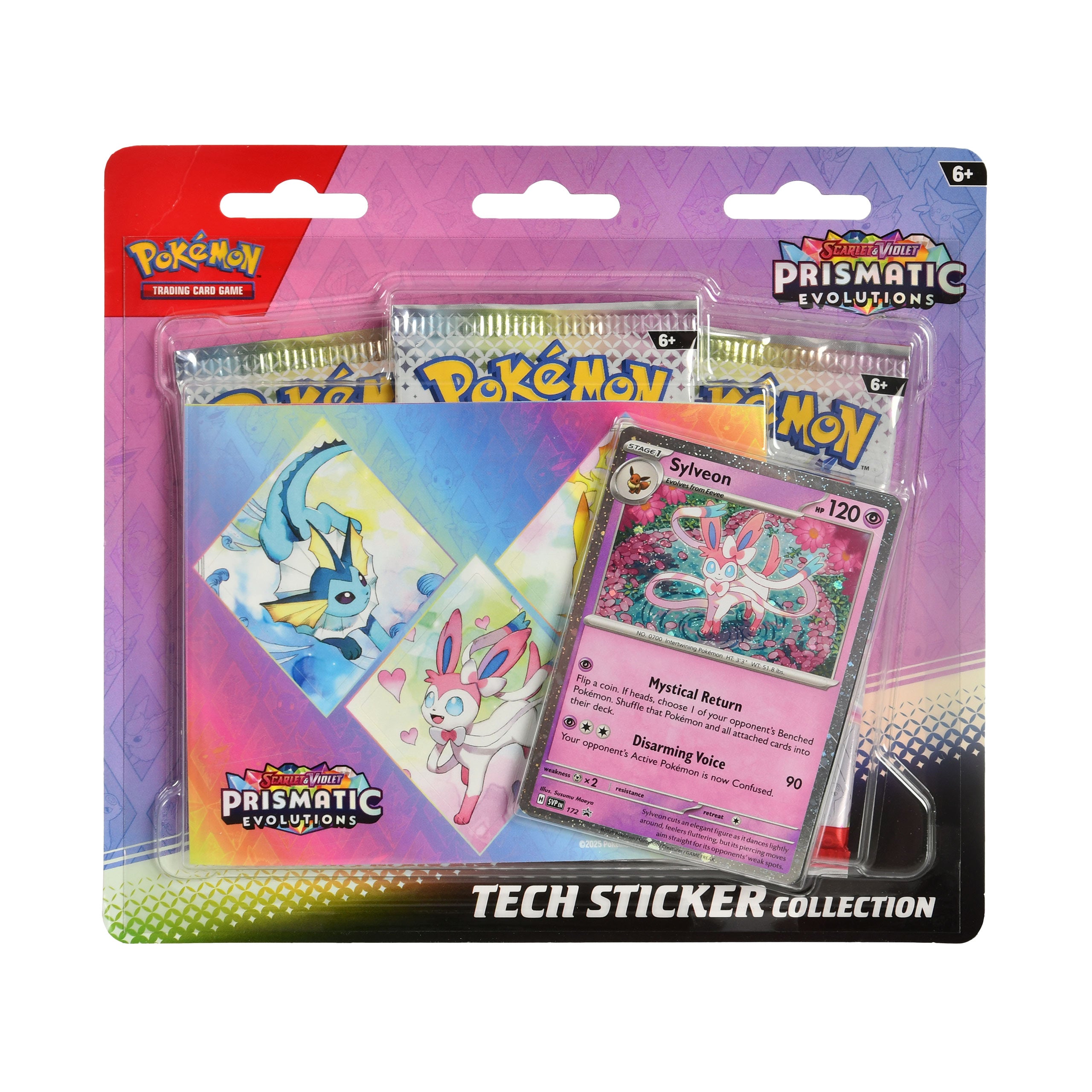 Image produit Pokemon Écarlate & Violet - Collection d'Autocollants Tech Évolutions Prismatiques