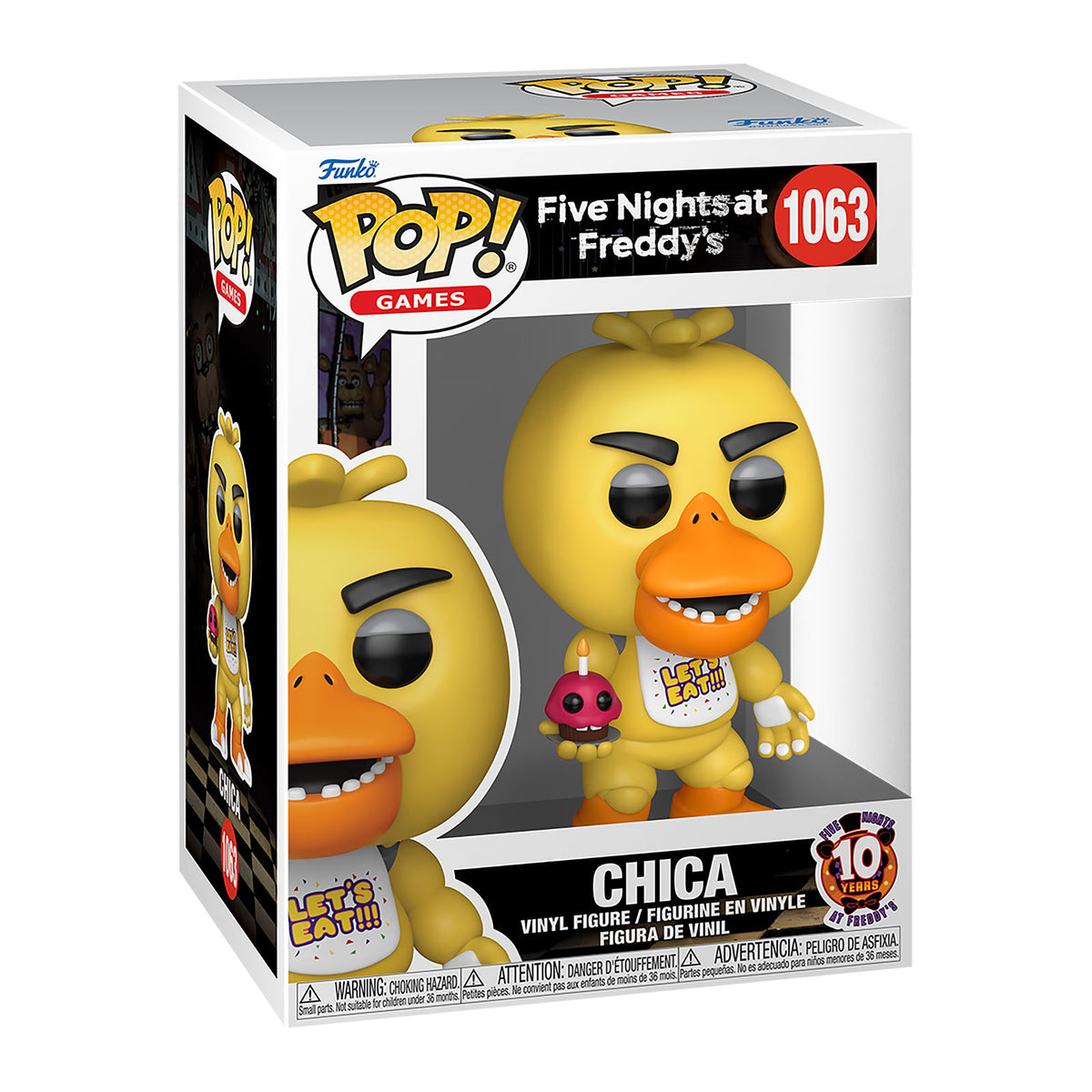Image produit Five Nights at Freddy's - Figurine Funko Pop Chica 10e Anniversaire