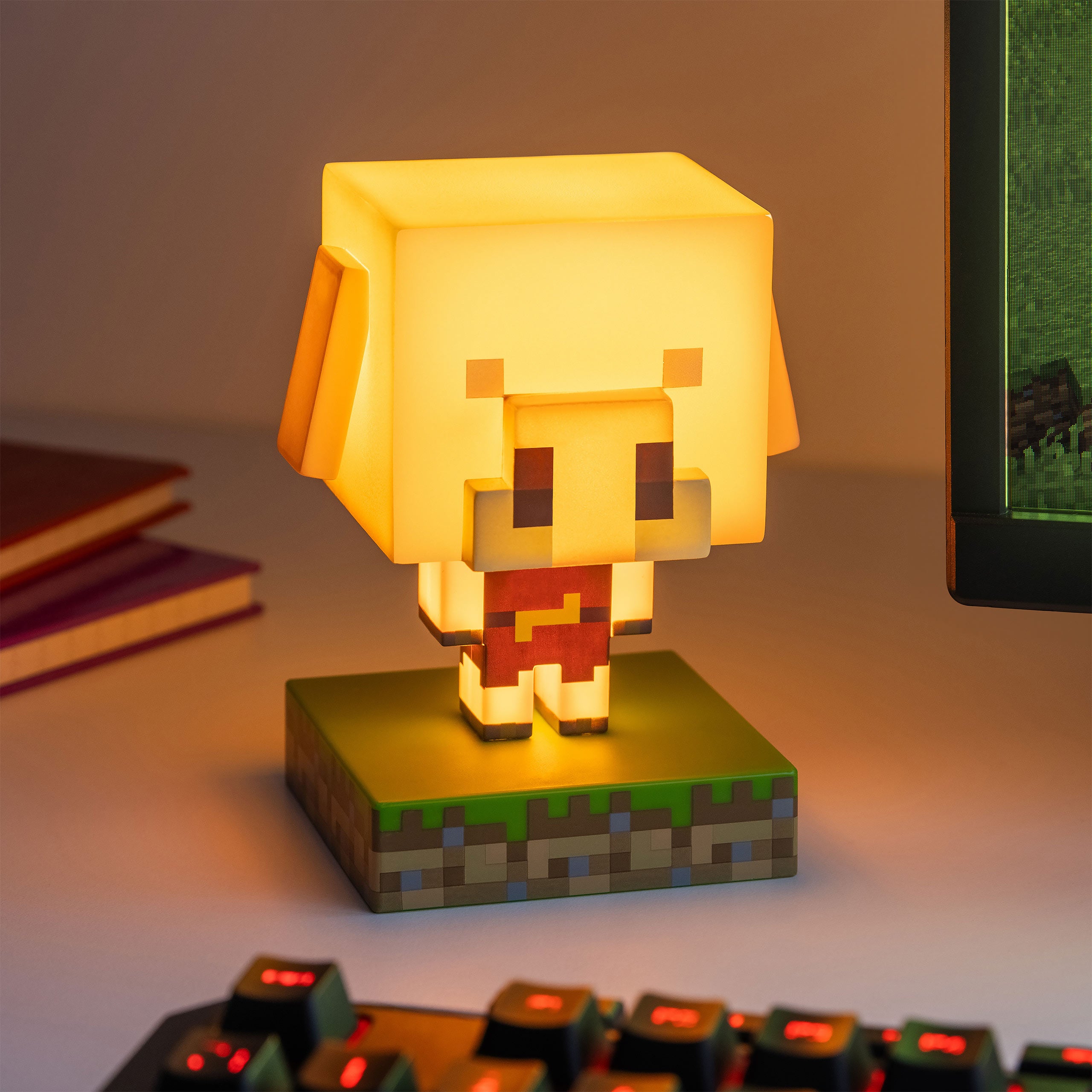 Image produit Minecraft - Lampe de table 3D Pig Icons