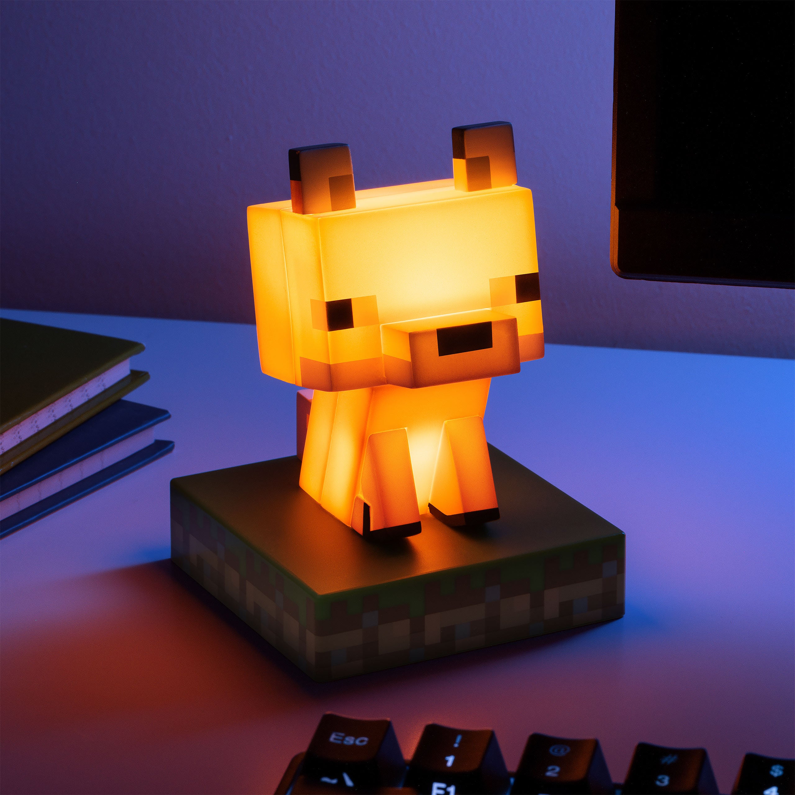 Image produit Minecraft - Lampe de Table 3D Fox Icons