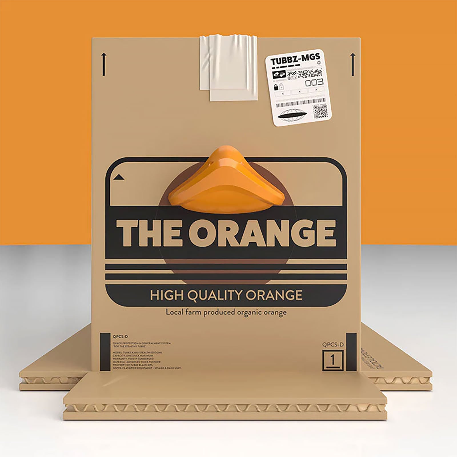 Image produit Metal Gear Solid - The Orange Box canard TUBBZ de décoration