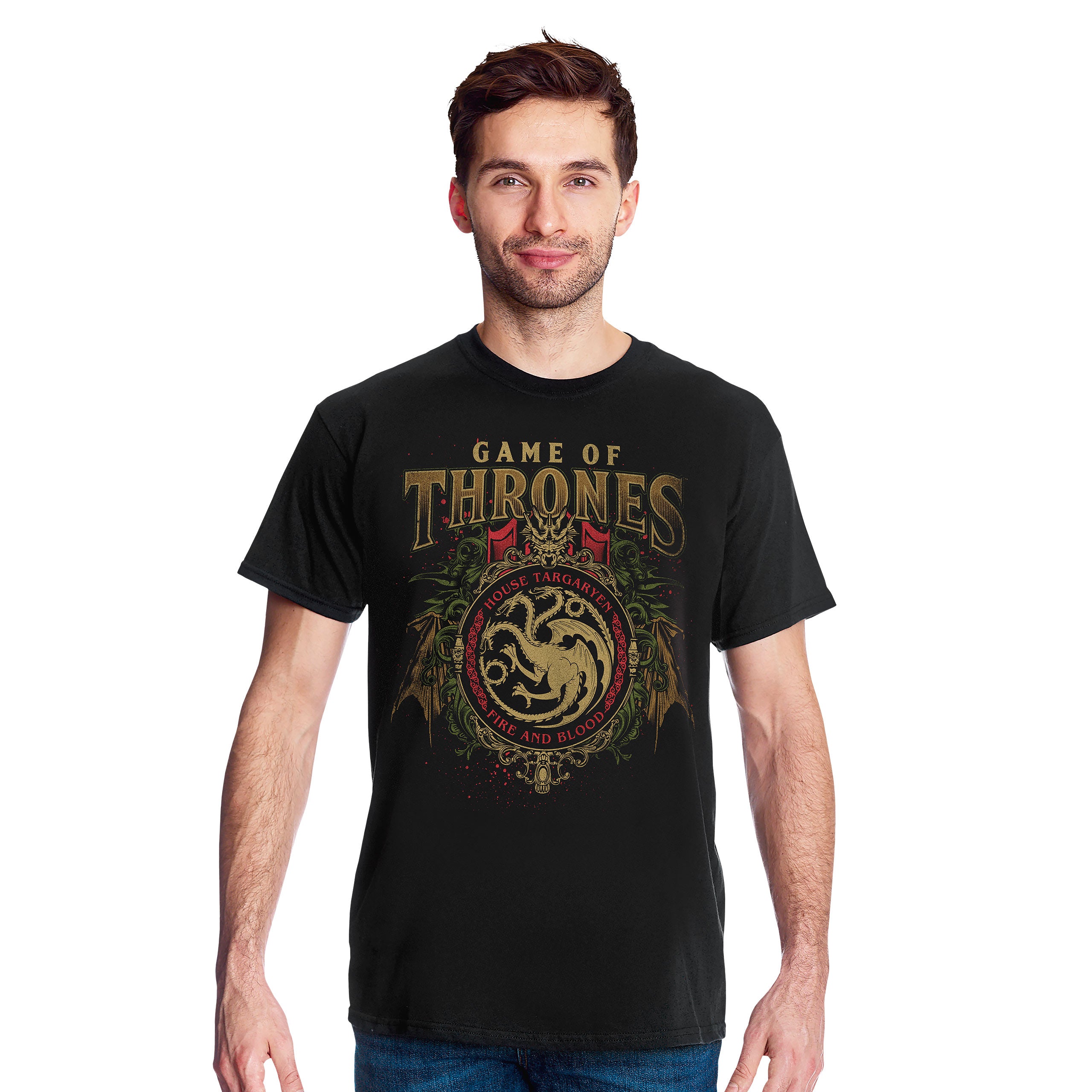 Image produit Game of Thrones - T-shirt Ornements Targaryen Noir