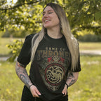 Image produit Game of Thrones - T-shirt Ornements Targaryen Noir