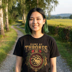 Image produit Game of Thrones - T-shirt Ornements Targaryen Noir