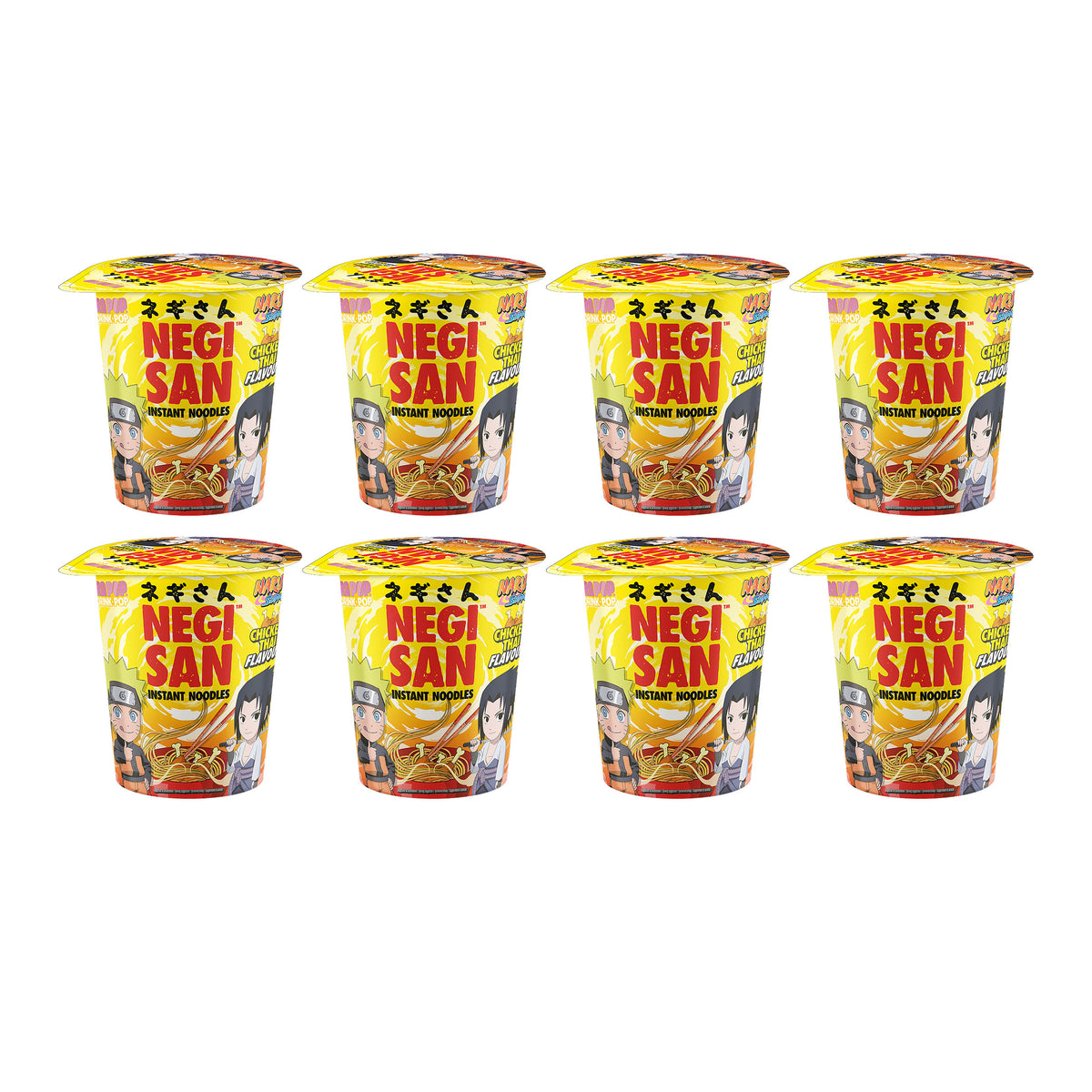 Image produit Naruto - Nouilles Instantanées au Poulet Teriyaki Pack de 8 E1087100