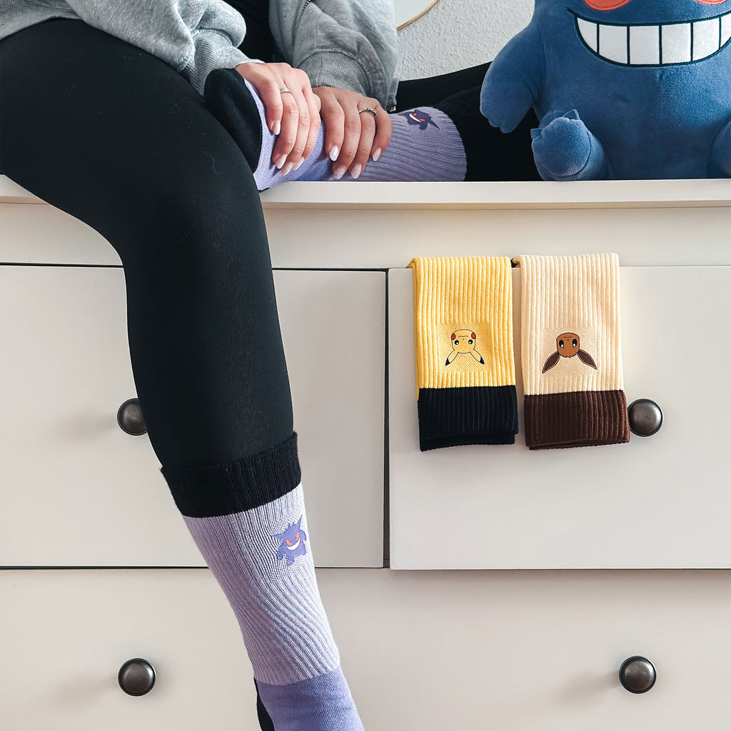 Image produit Pokemon - Lot de 3 paires de chaussettes Pikachu, Évoli et Ectoplasma