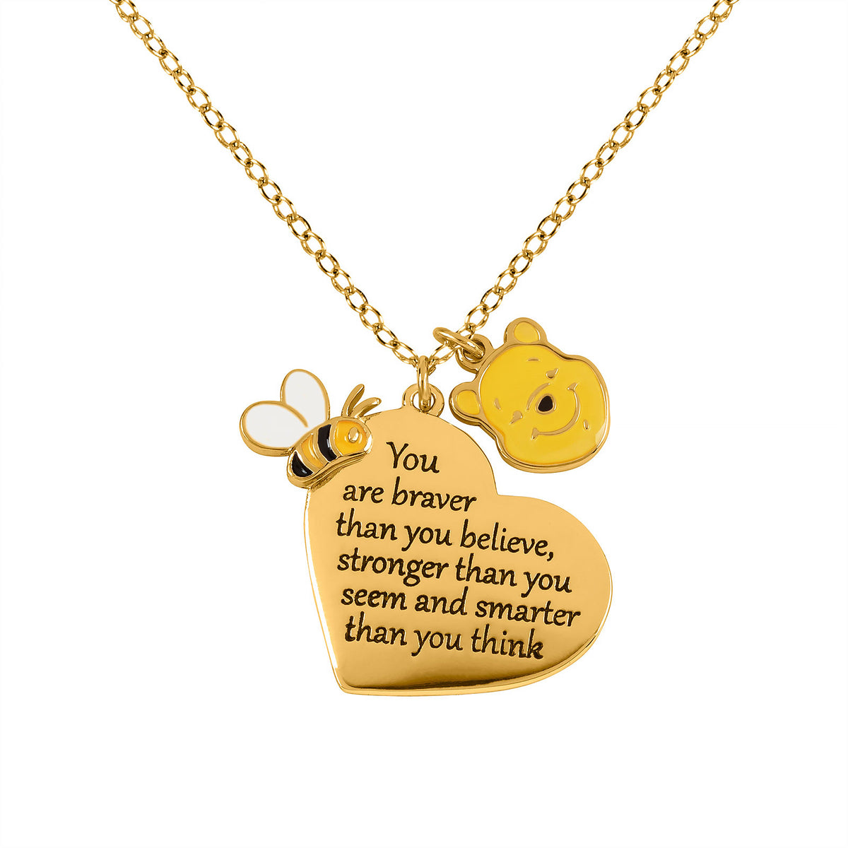 Image produit Winnie l'Ourson - Collier Courageux, Fort, Intelligent