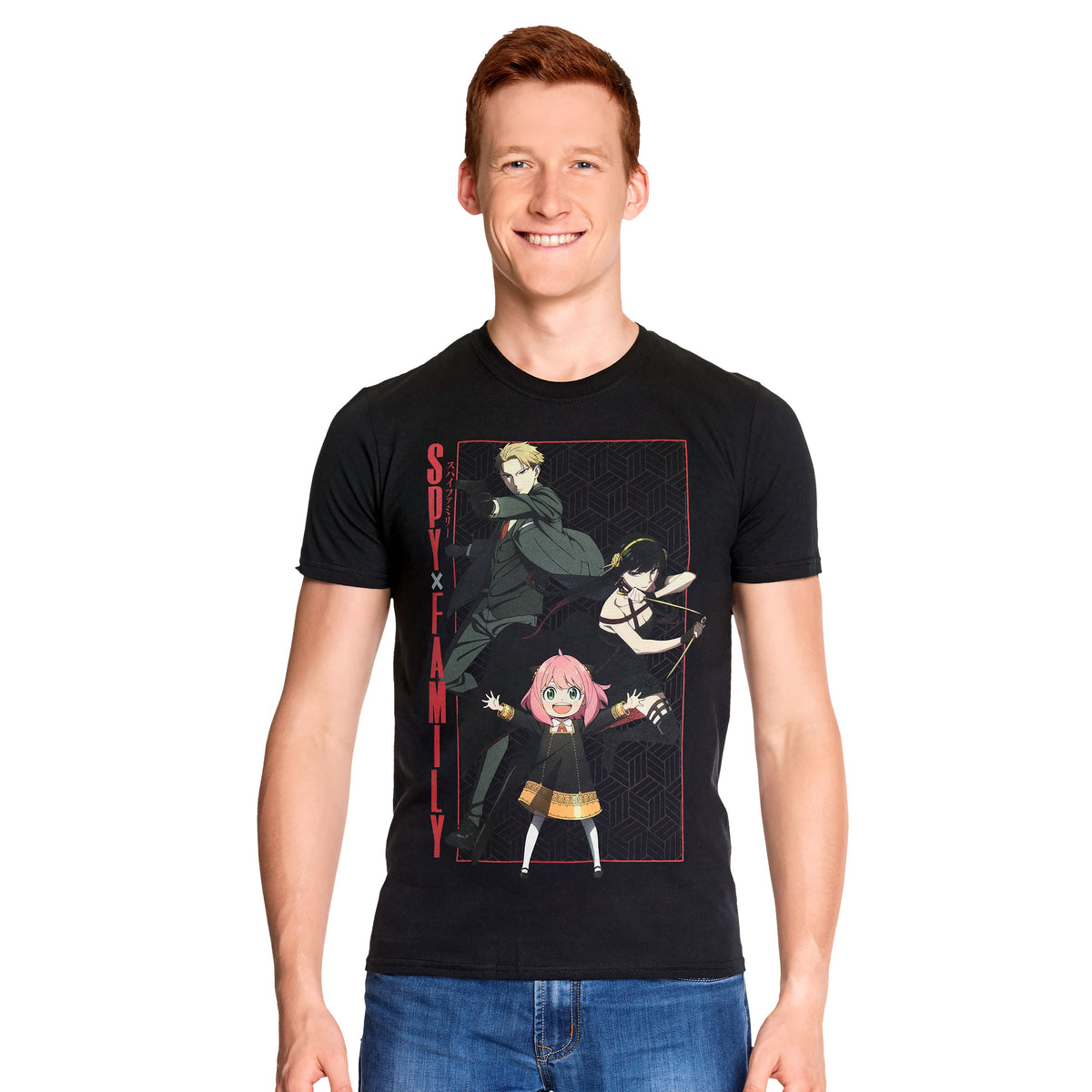 Image produit Spy x Family - T-shirt noir Into Action