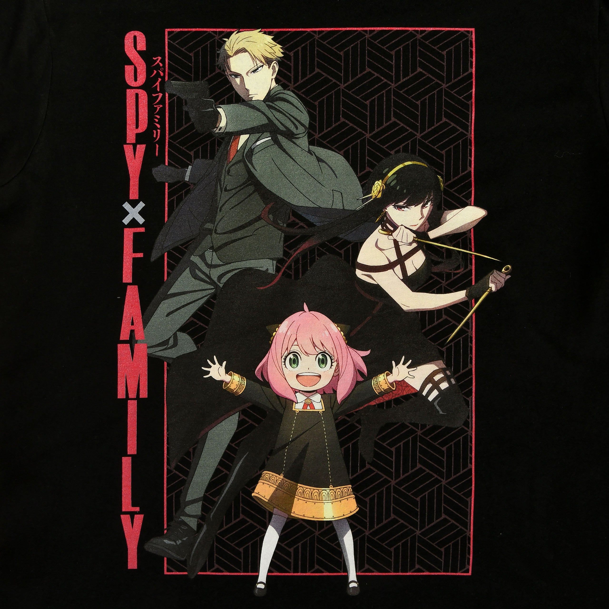 Image produit Spy x Family - T-shirt noir Into Action