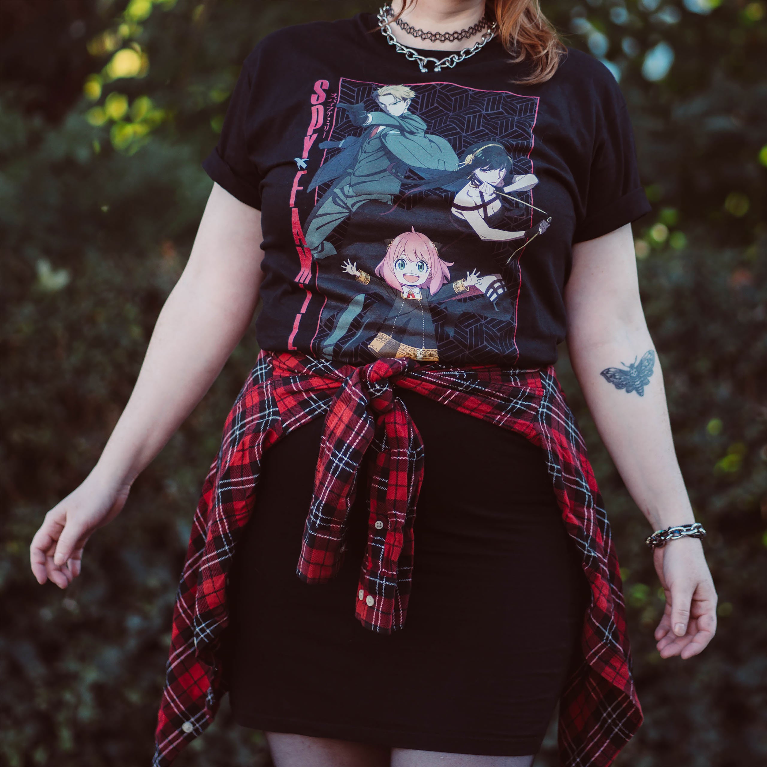Image produit Spy x Family - T-shirt noir Into Action