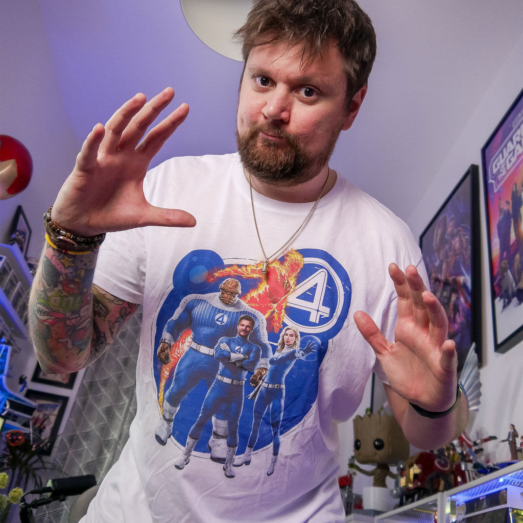 Image produit Fantastic Four - T-Shirt Groupe blanc