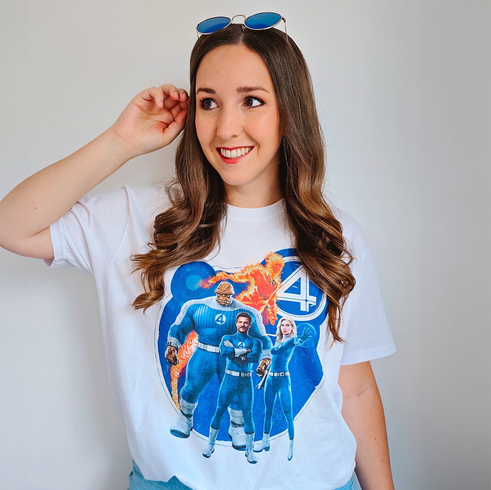 Image produit Fantastic Four - T-Shirt Groupe blanc