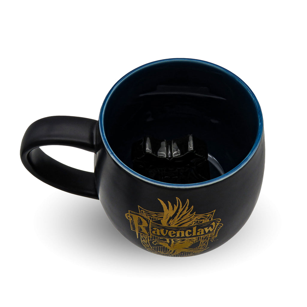 Image produit Tasse Serdaigle avec blason 3D de Poudlard à l'intérieur - Harry Potter