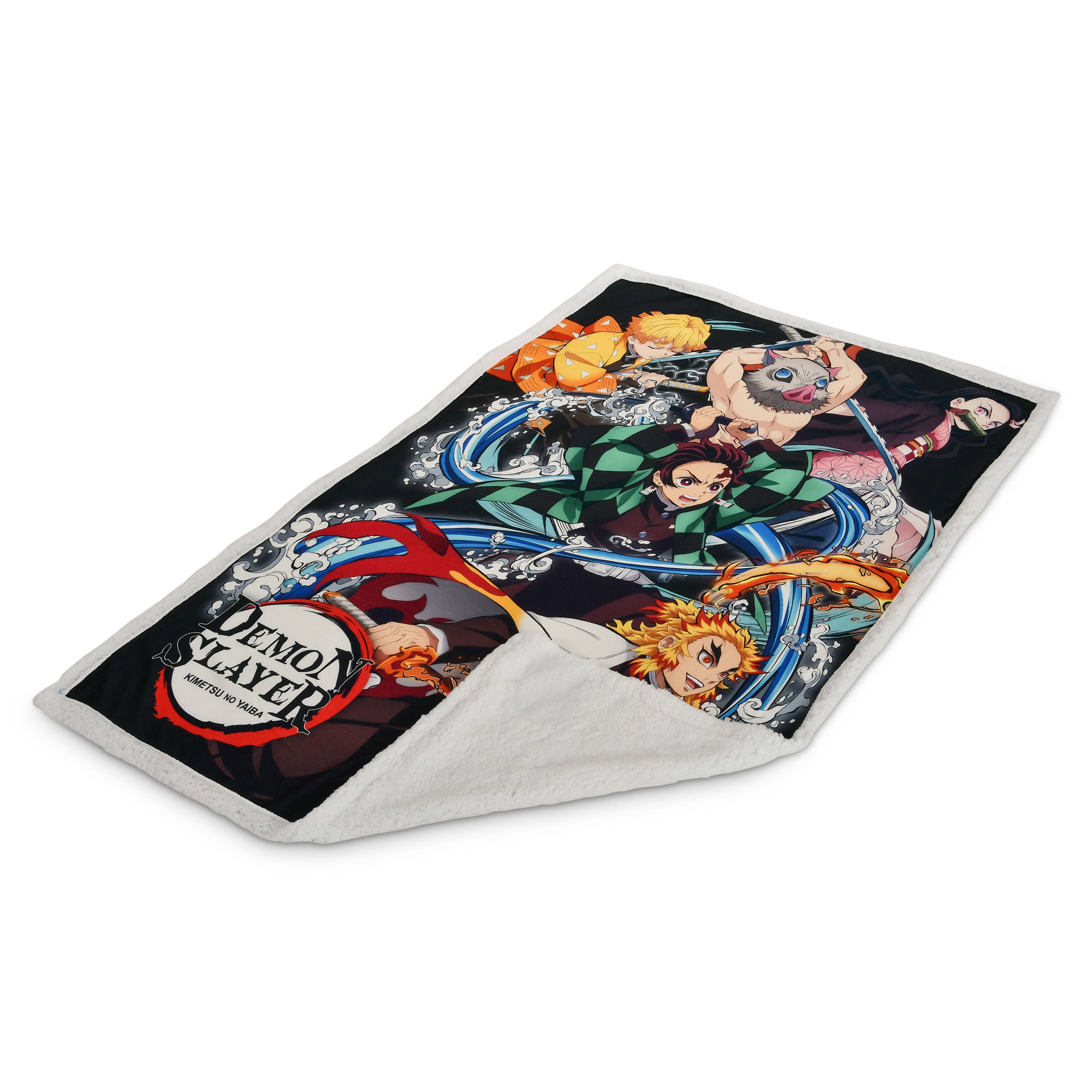 Image produit Demon Slayer - Plaid Douillet Crew avec Doublure en Polaire Teddy