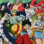Product image One Piece - Group Plush Blanket with Teddy Fleece