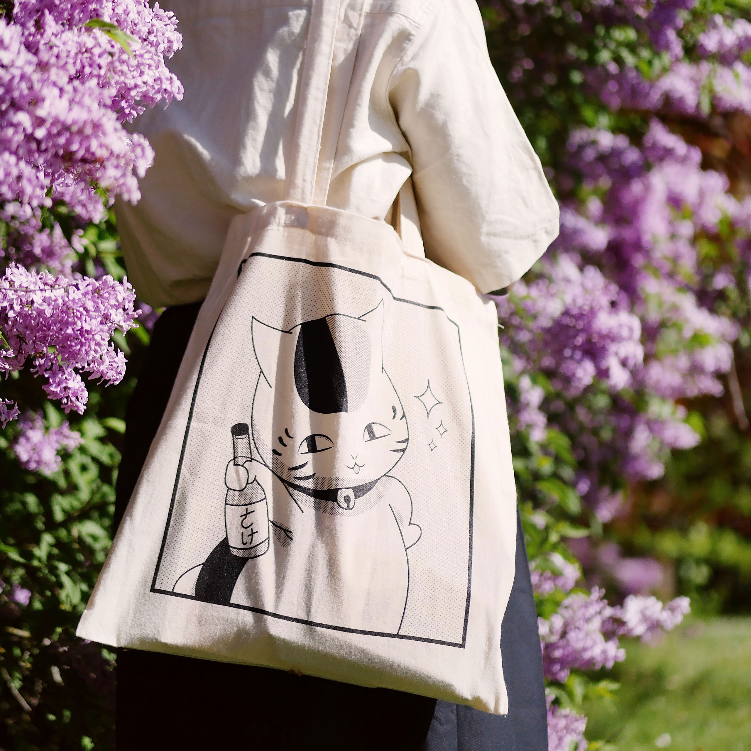 Image produit Sac en toile Nyanko Sensei pour les fans de Natsume's Book of Friends