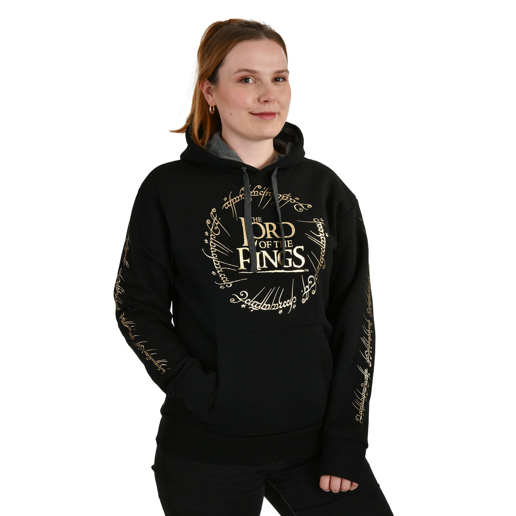 Image produit Le Seigneur des Anneaux - Hoodie Logo de l’Anneau Unique