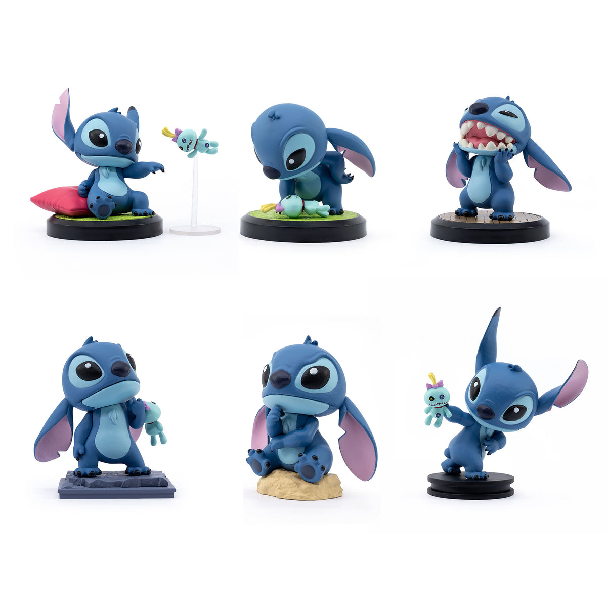Image produit Stitch YuMe Hero Box Art Gallery Série Blind Box - Lilo & Stitch Présentoir de 6 boîtes