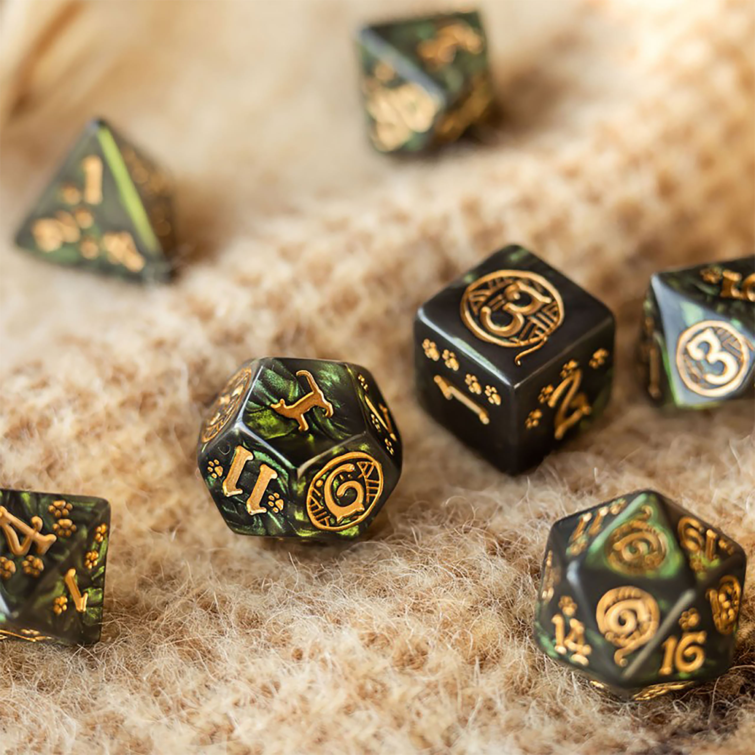 Image produit Chats - Set de dés RPG Pixel 7 pièces