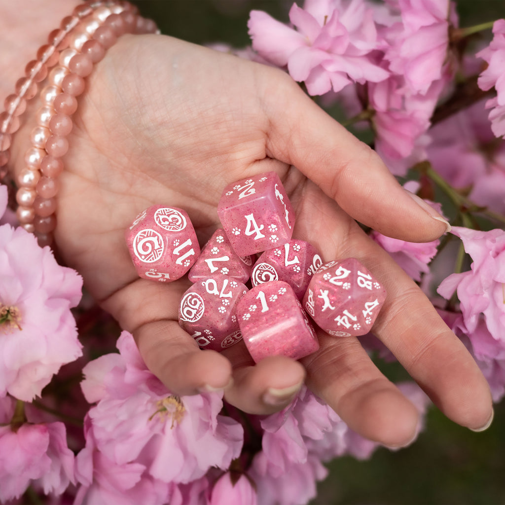 Image produit Cats - Daisy Glitter Set de Dés RPG 7pcs