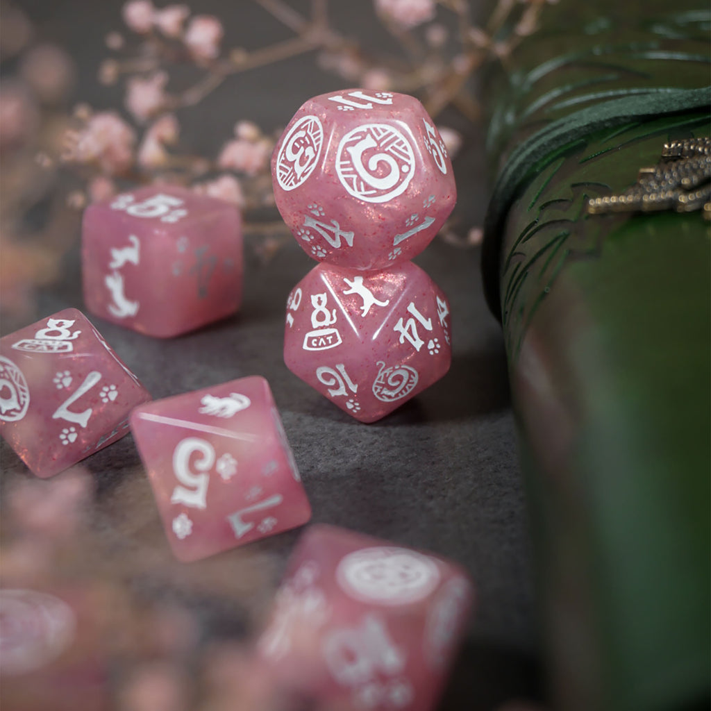 Image produit Cats - Daisy Glitter Set de Dés RPG 7pcs