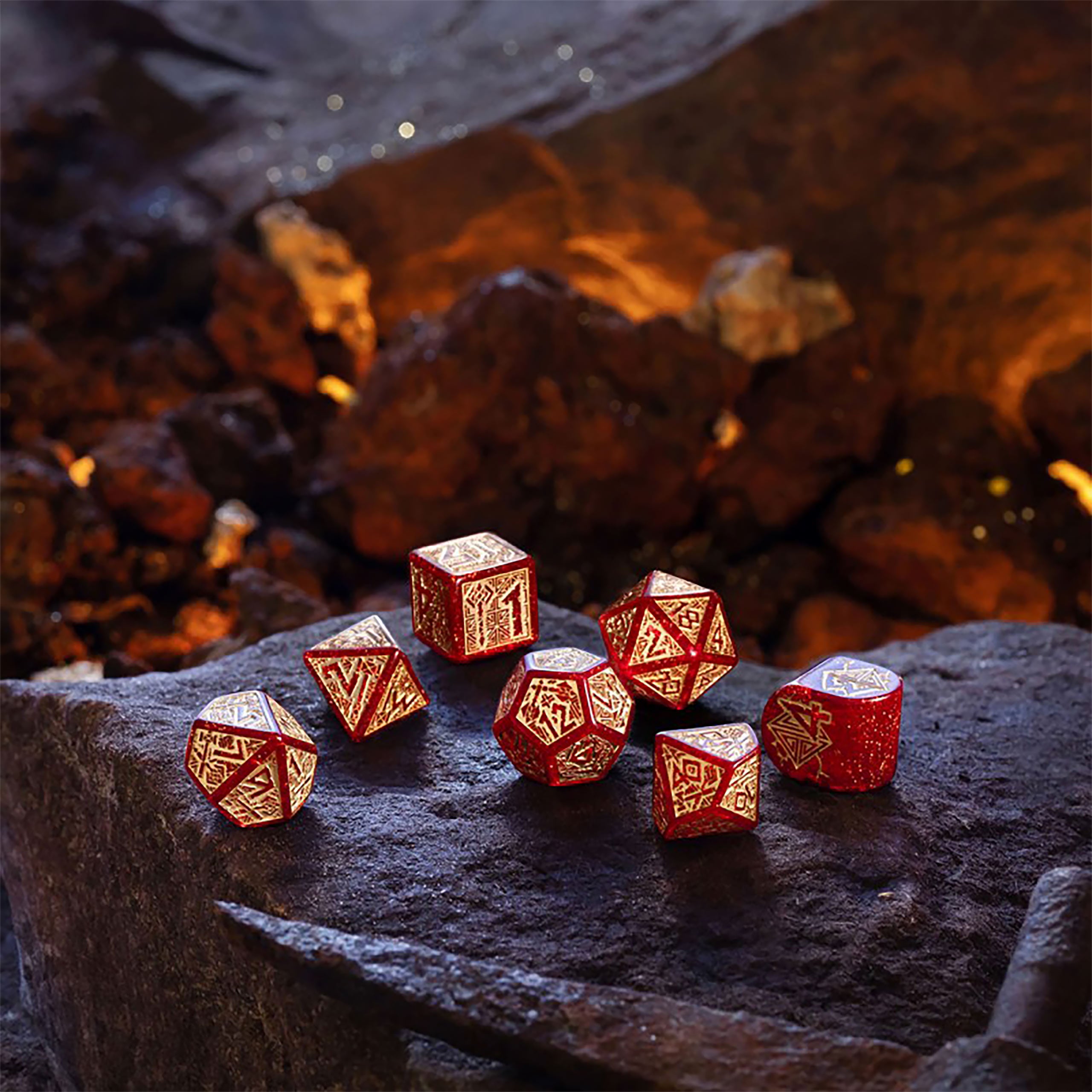 Image produit Nains - Set de Dés RPG Jewels 7pcs