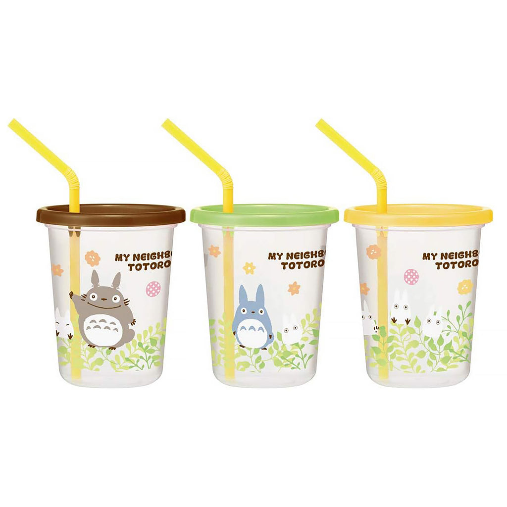 Image produit Mon Voisin Totoro - Ensemble de 3 gobelets avec paille Totoro
