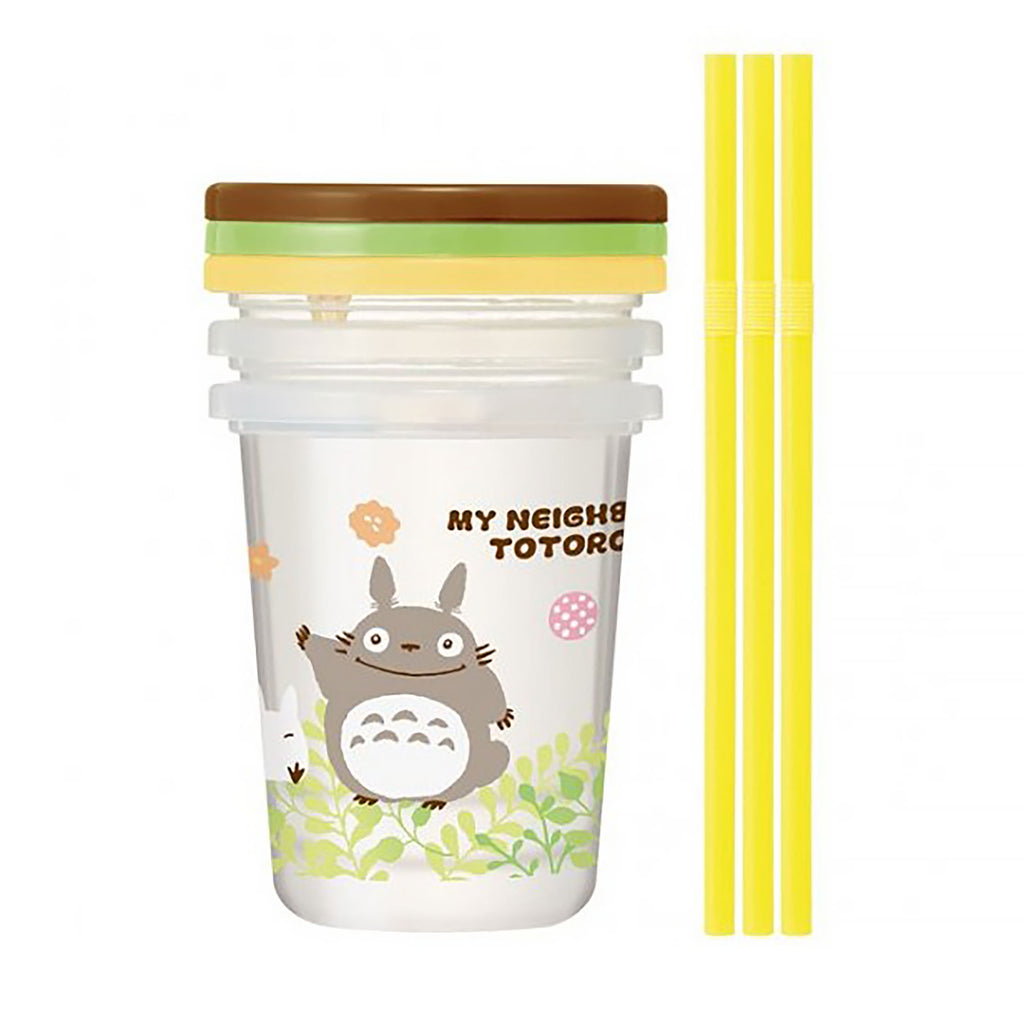 Image produit Mon Voisin Totoro - Ensemble de 3 gobelets avec paille Totoro