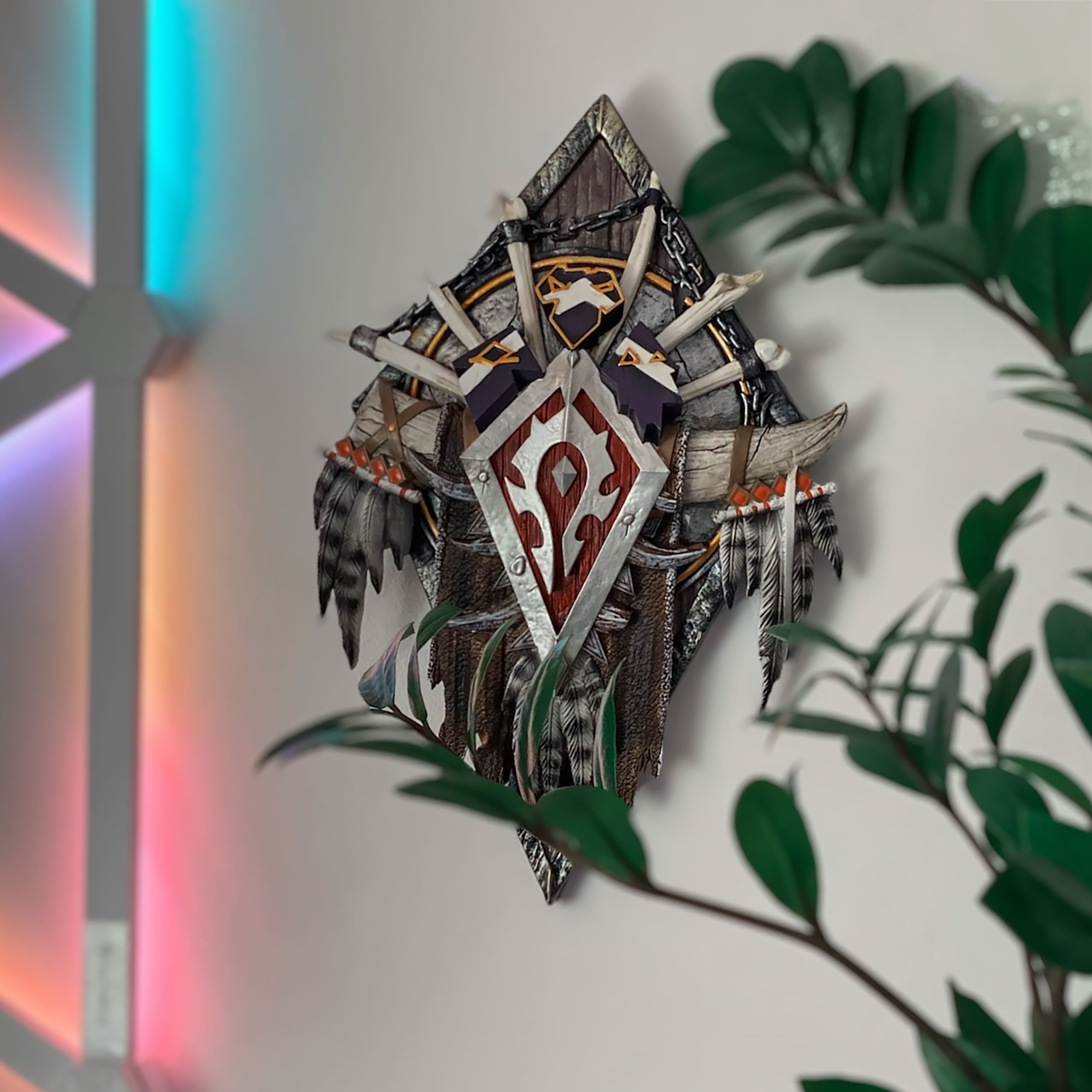 Image produit World of Warcraft - Plaque murale 3D de la Horde