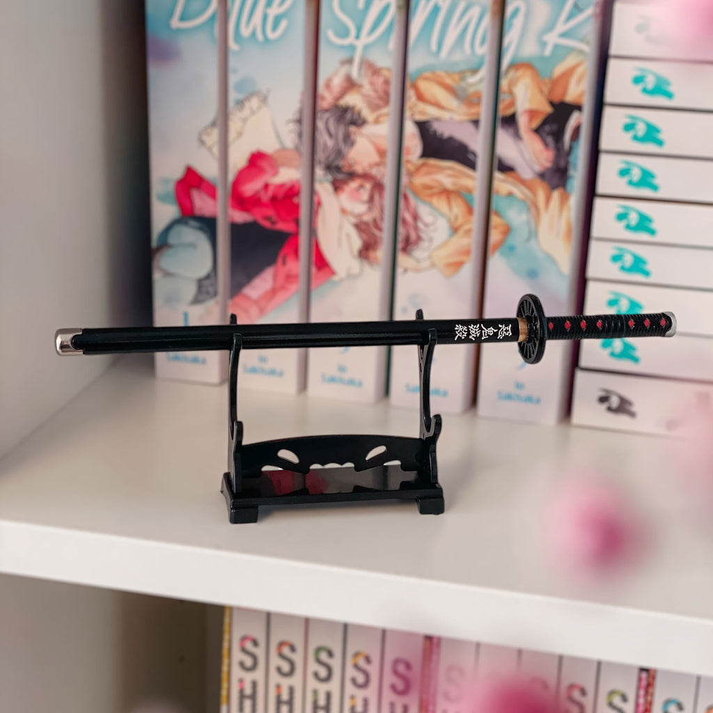 Image produit Demon Slayer - Stylo-bille katana de Tanjiro avec support