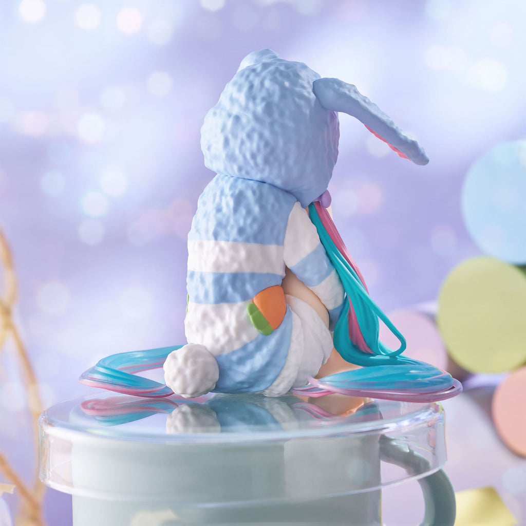 Image produit Hatsune Miku - Miku Rabbit Ear Hood Pajama Blue Noodle Stopper Figurine