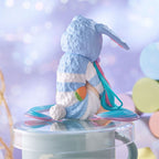 Image produit Hatsune Miku - Miku Rabbit Ear Hood Pajama Blue Noodle Stopper Figurine
