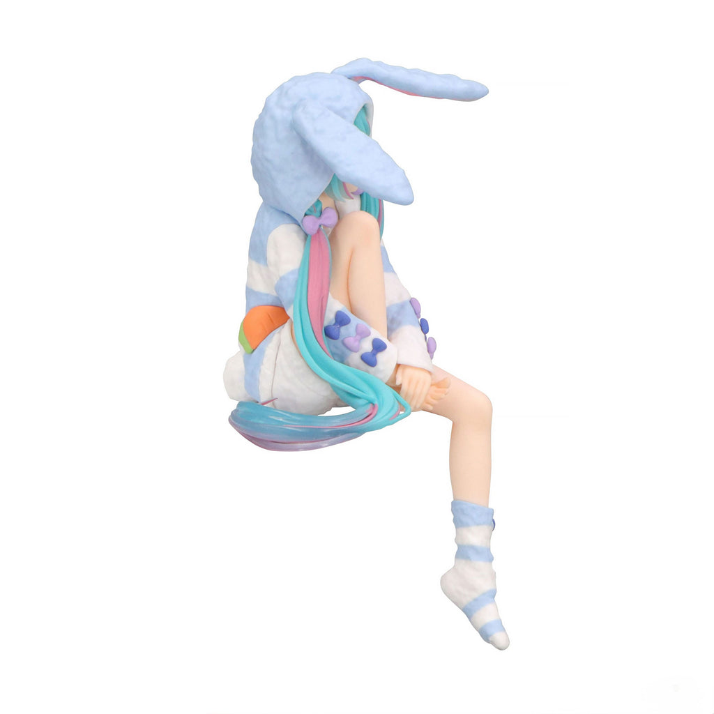 Image produit Hatsune Miku - Miku Rabbit Ear Hood Pajama Blue Noodle Stopper Figurine