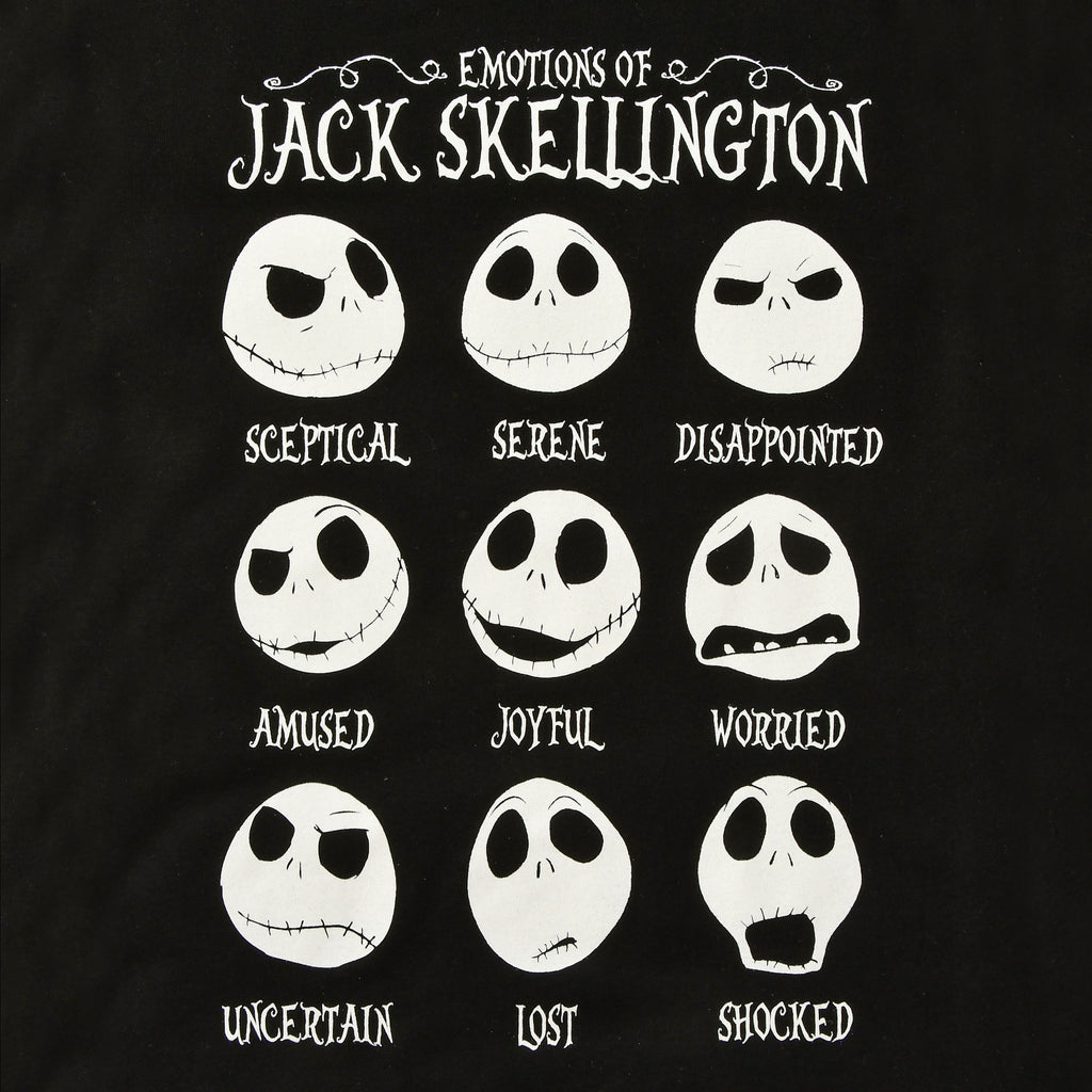 Image produit Nightmare Before Christmas - Jack Emotions T-Shirt Femme Noir